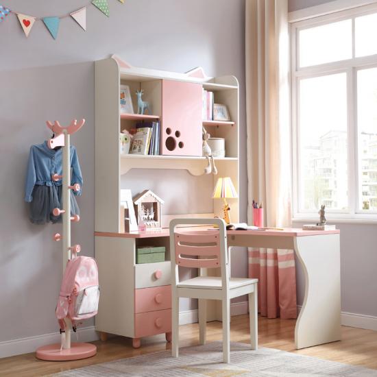 Study Desk with Bookshelf